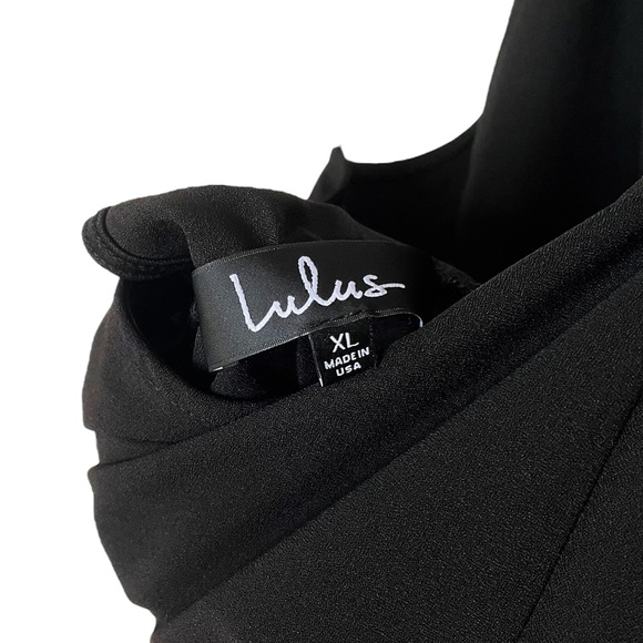 Lulus Moment For Life Halter Jumpsuit Black - Picture 8 of 9